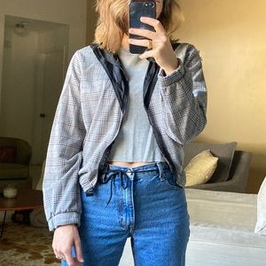 Zip up bomber jacket